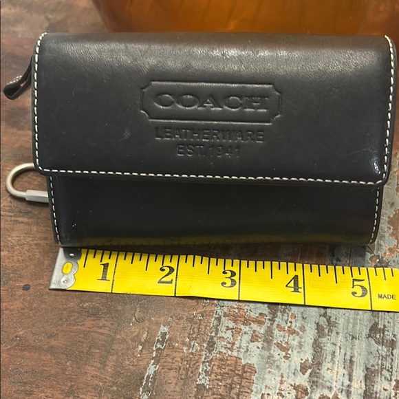 Coach Black Leather Wallet - Picture 12 of 13